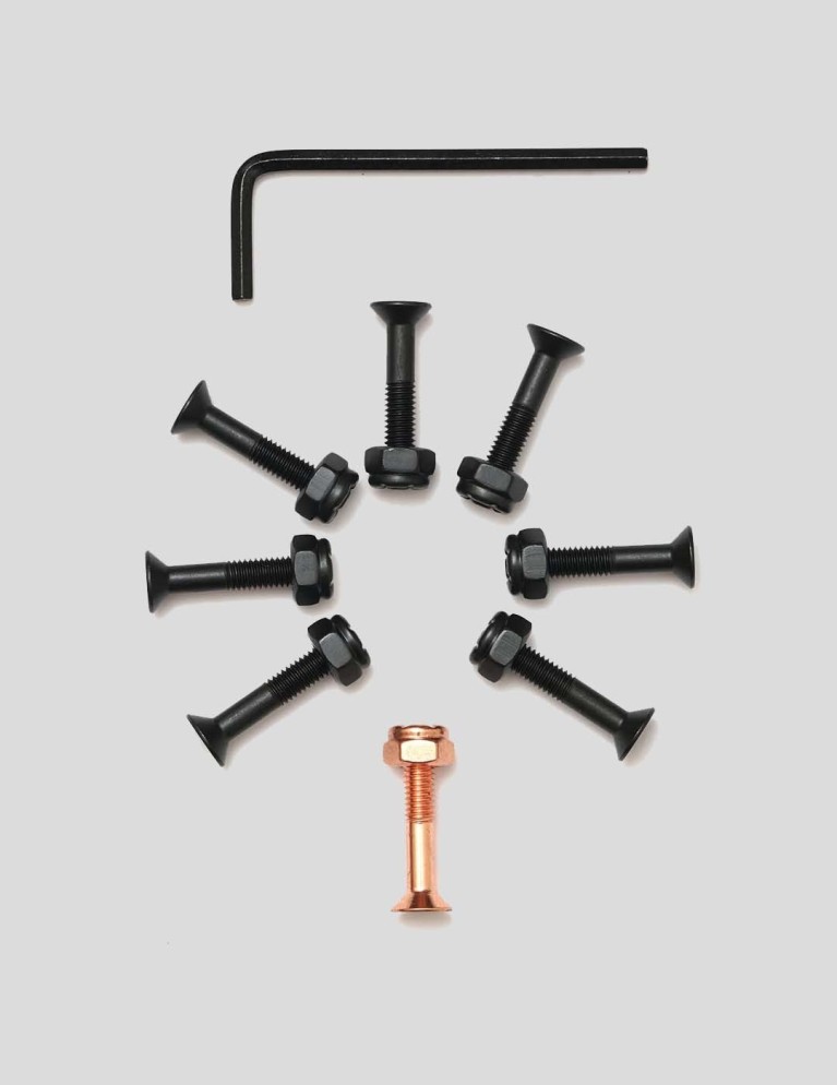 Hardware BRONZE 56K borse hardware allen 7 / 8 "nero